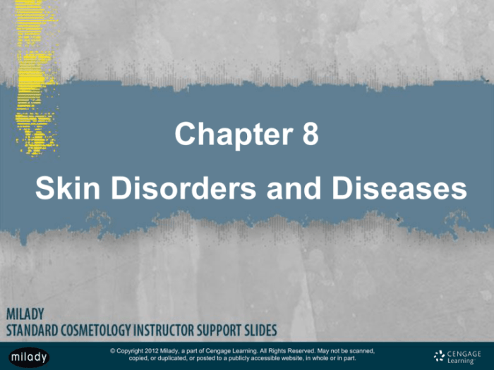 Chapter 8 skin disorders and diseases