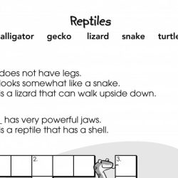 Birds and reptiles crossword answer key