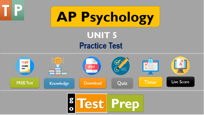 Ap psychology unit 1-5 practice test