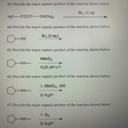 Reaction major provide organic chegg solved shown transcribed problem text been show has